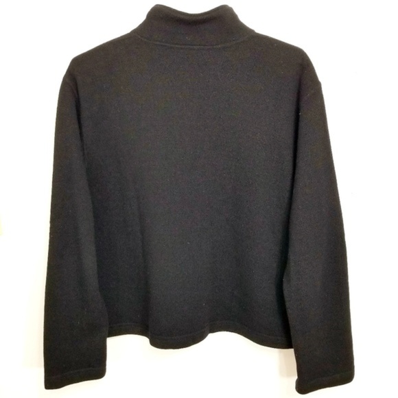 J. Crew Black Lambswool Blend Knit Sweater - Picture 4 of 5